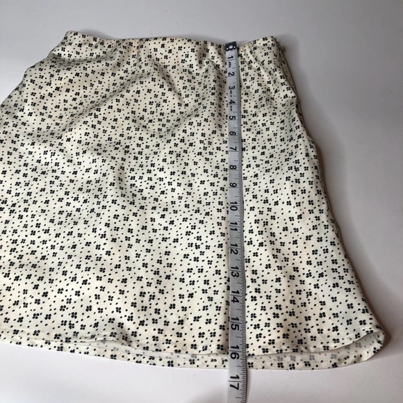 Urban Outfitters Y2K White Mini Skirt with Black Floral Print Mini Skirt, XS - Picture 11 of 11